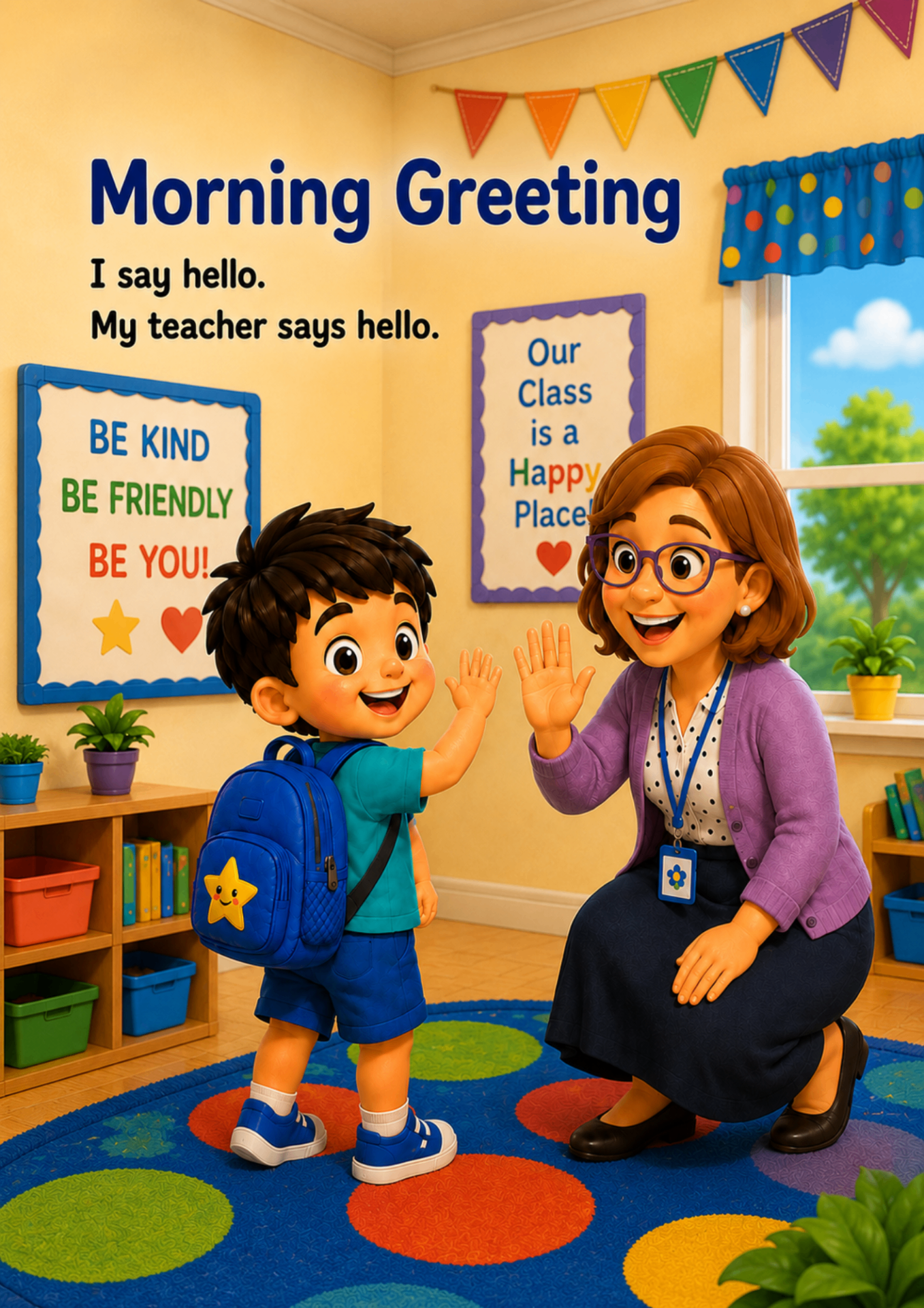 Morning Greeting — preview page from the Main Toolkit