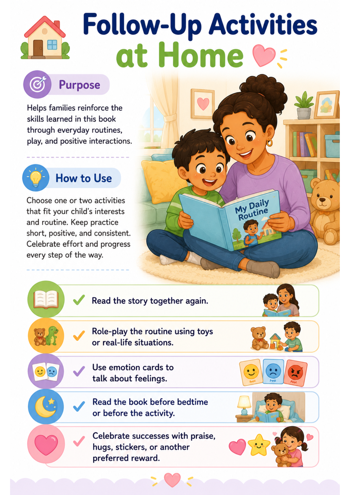 Follow-up Activities at Home — preview from the Bonus Printable Toolkit