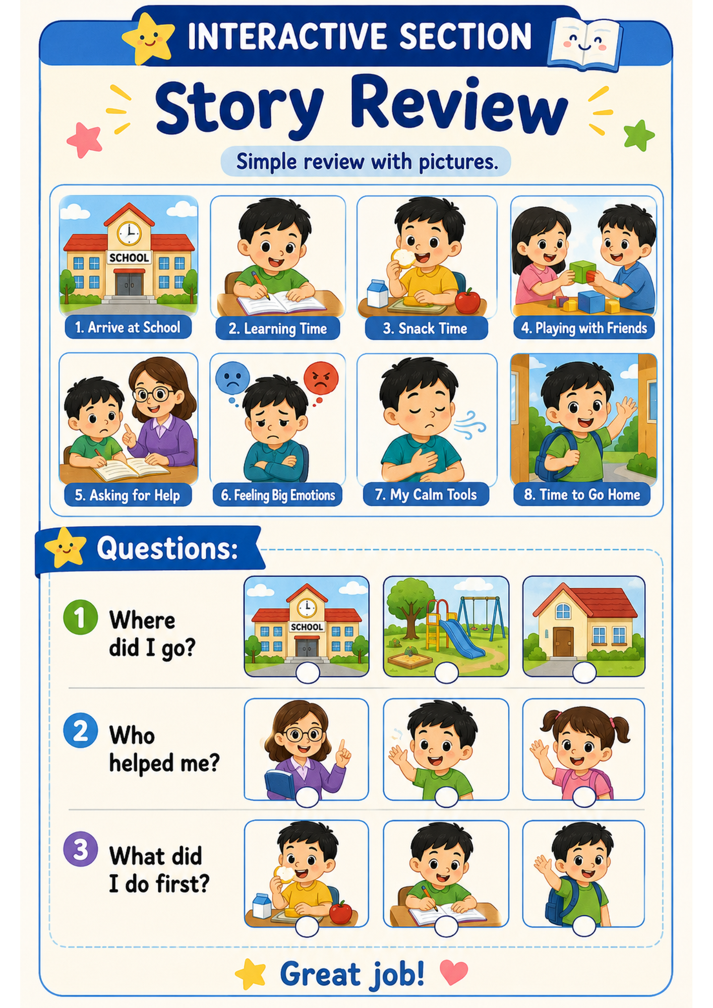 Story Review — preview from the Main Learning Toolkit