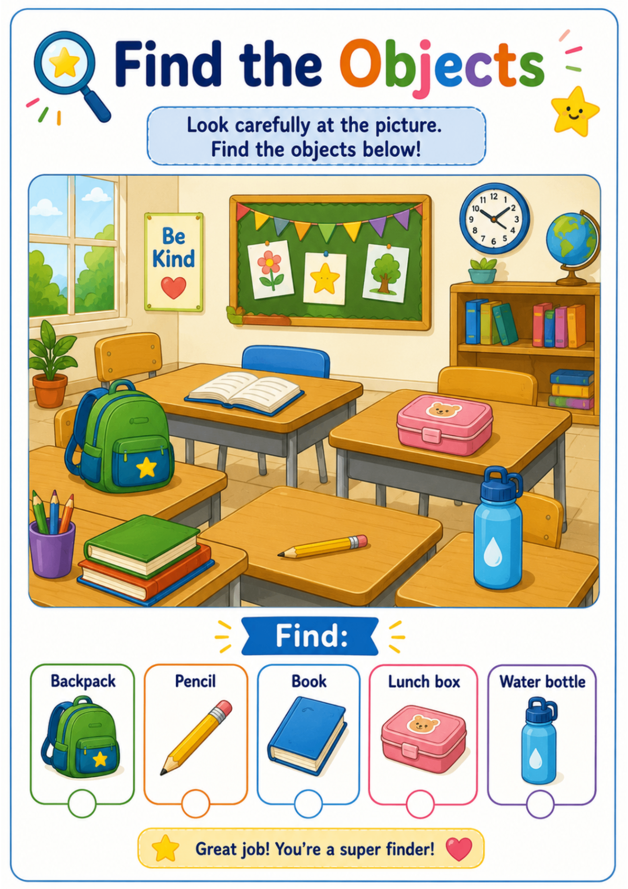 Find the Objects — preview from the Main Learning Toolkit