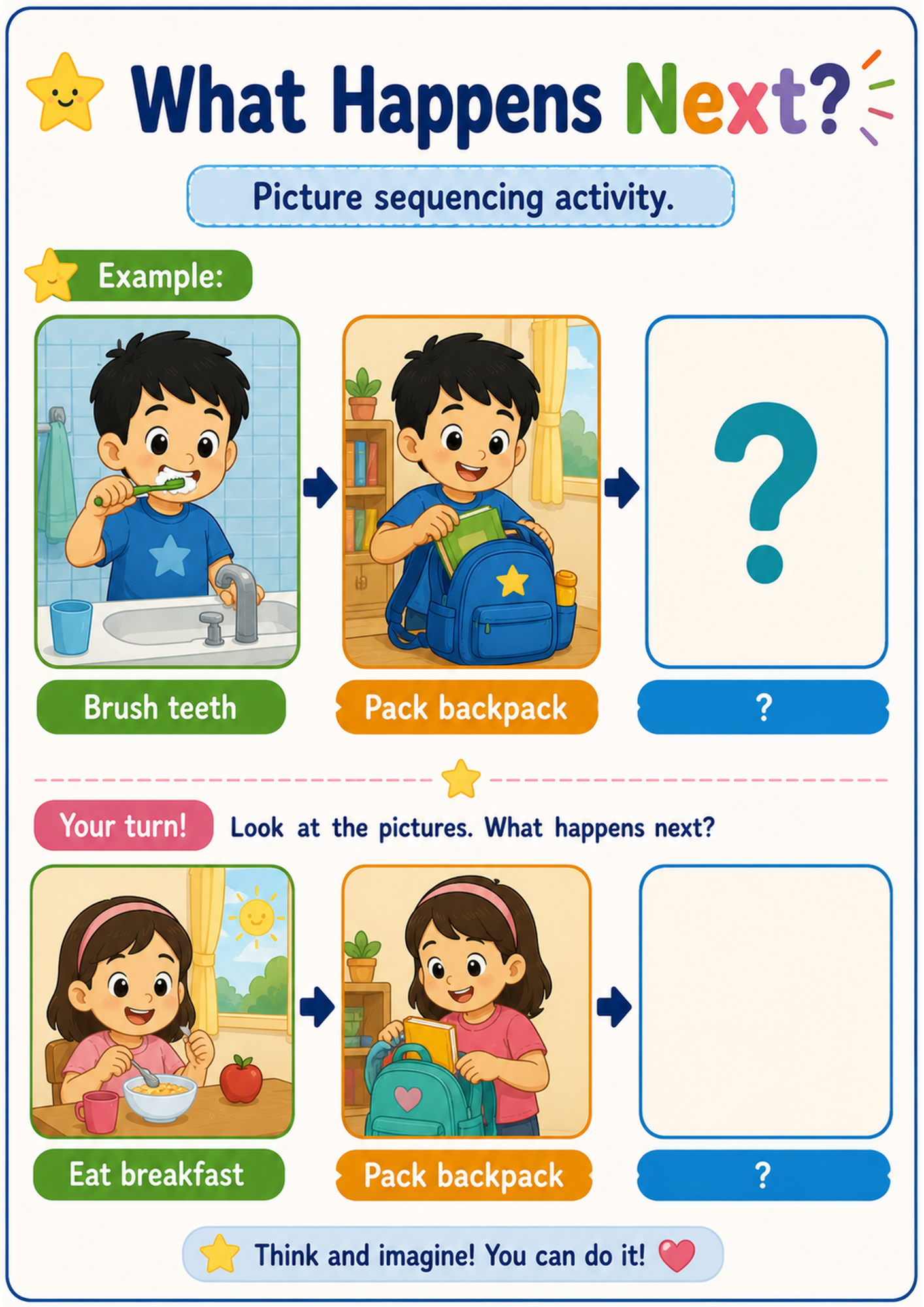 Picture Sequencing — preview from the Main Learning Toolkit